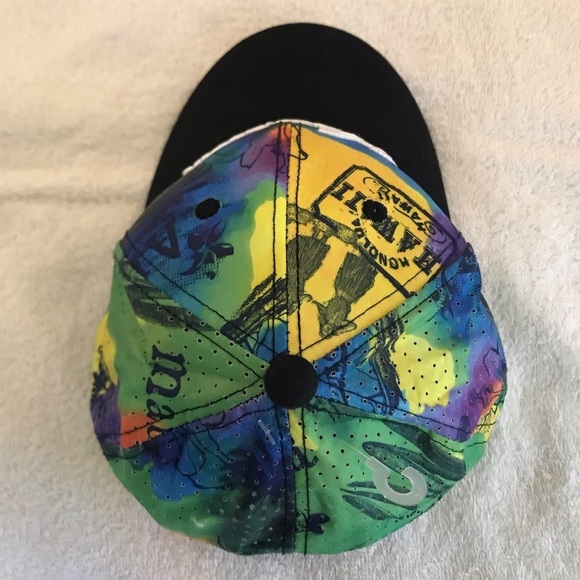 Island Crew Hawaii Adjustable SnapBack Tropical Color State Beach Baseball Cap - Picture 13 of 14